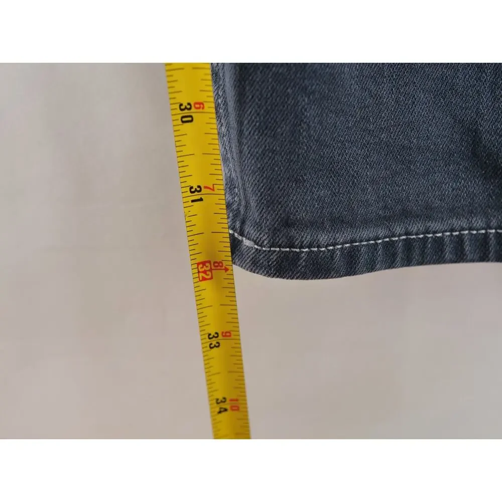 rag & bone Men 38x32 Minna Dark Blue Fit Slim Fit Stretch Denim Jeans Button Fly